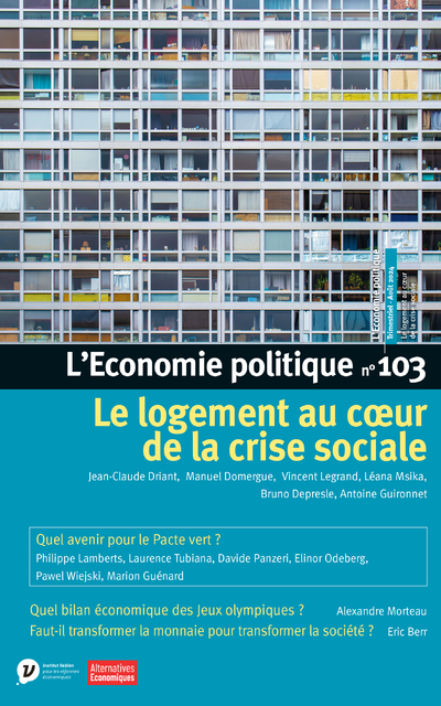 L'Economie politique - N° 103