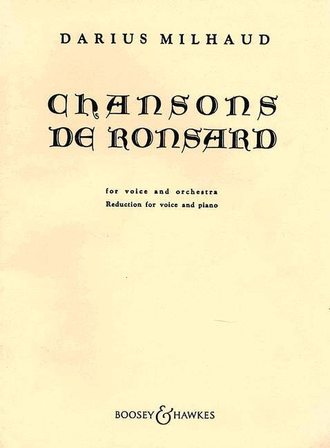Chansons de Ronsard