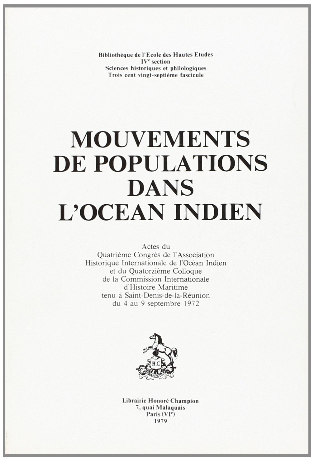 Mouvements de population dans l'Océan indien