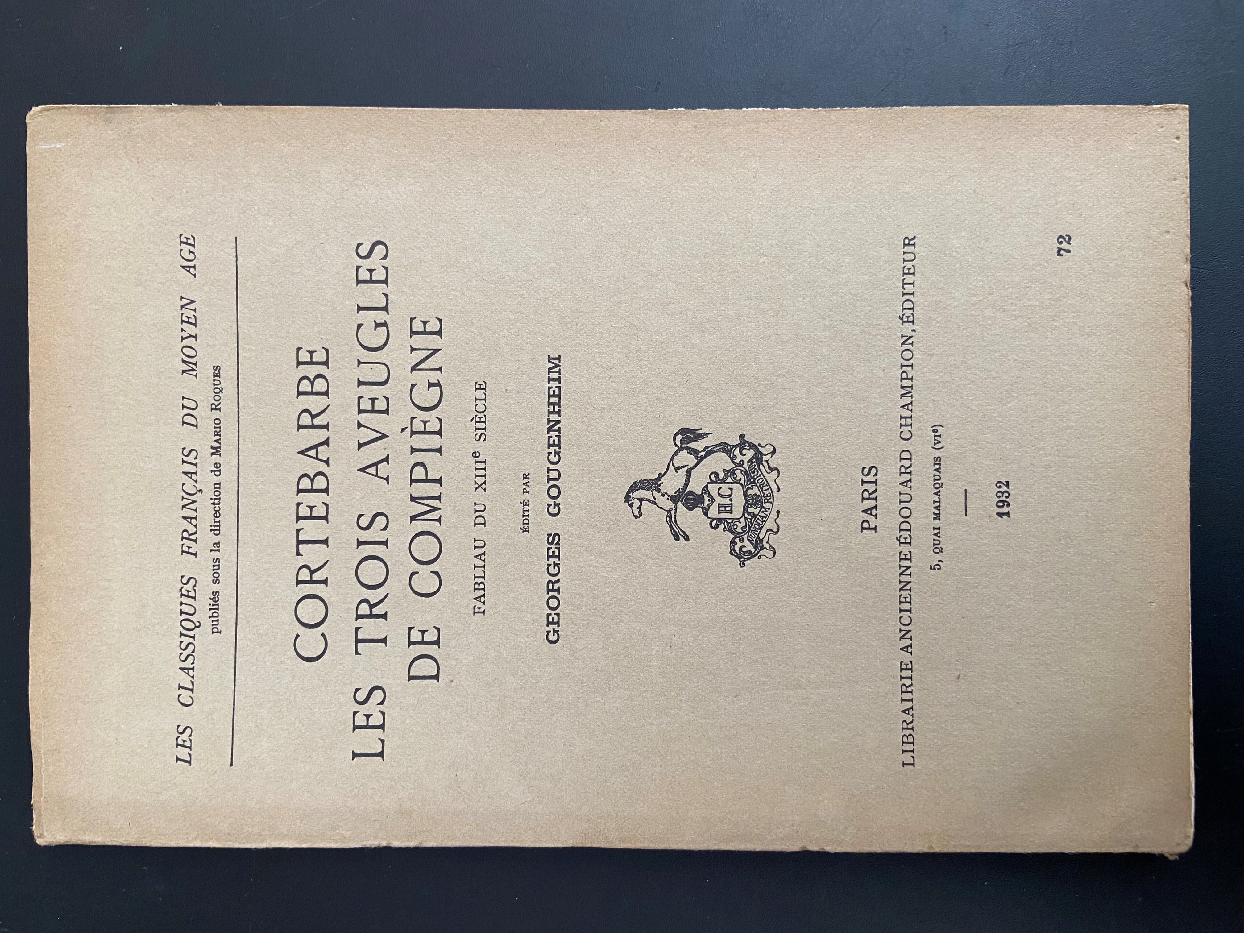 Les Trois aveugles de Compiègne (1932)