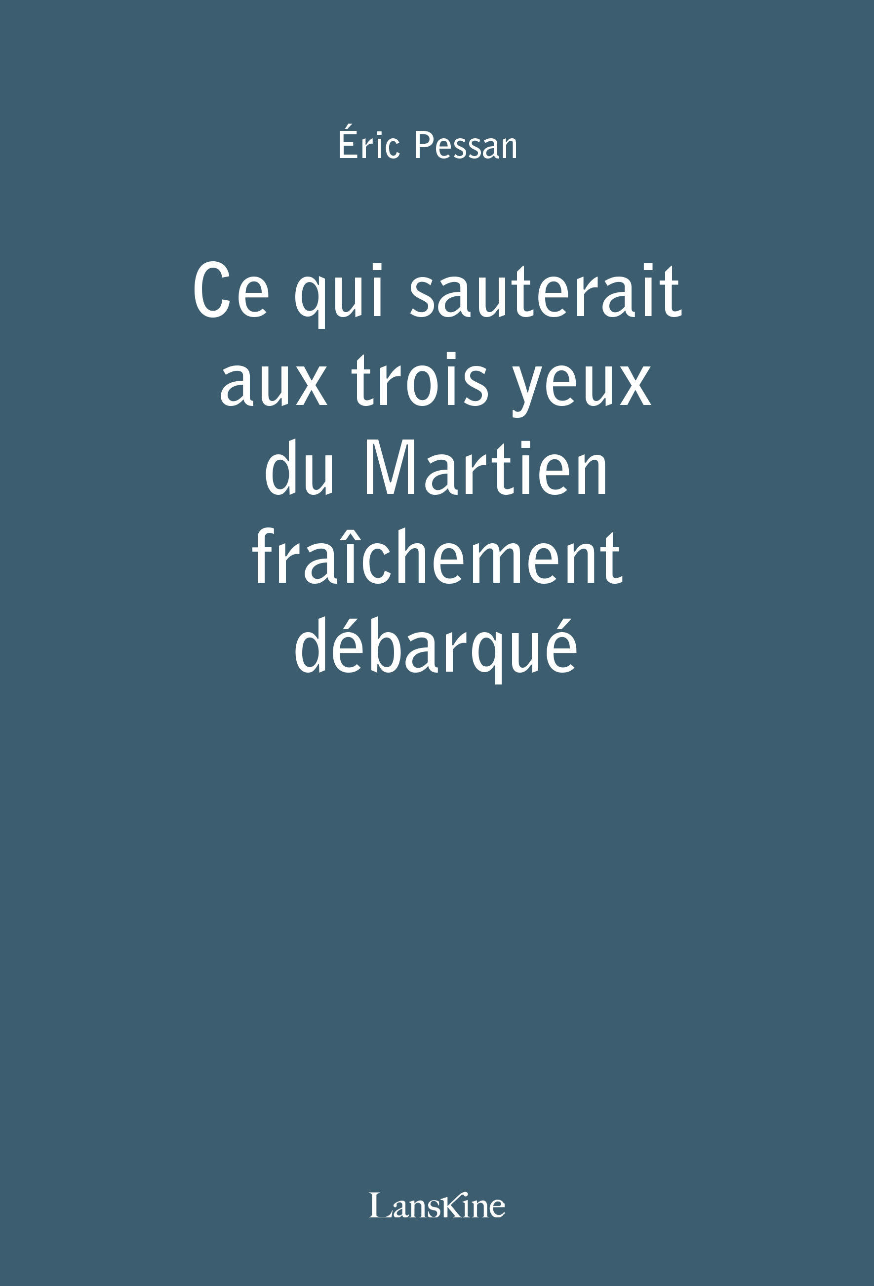 Ce qui sauterait aux trois yeux du Martien fraîchement débarqué