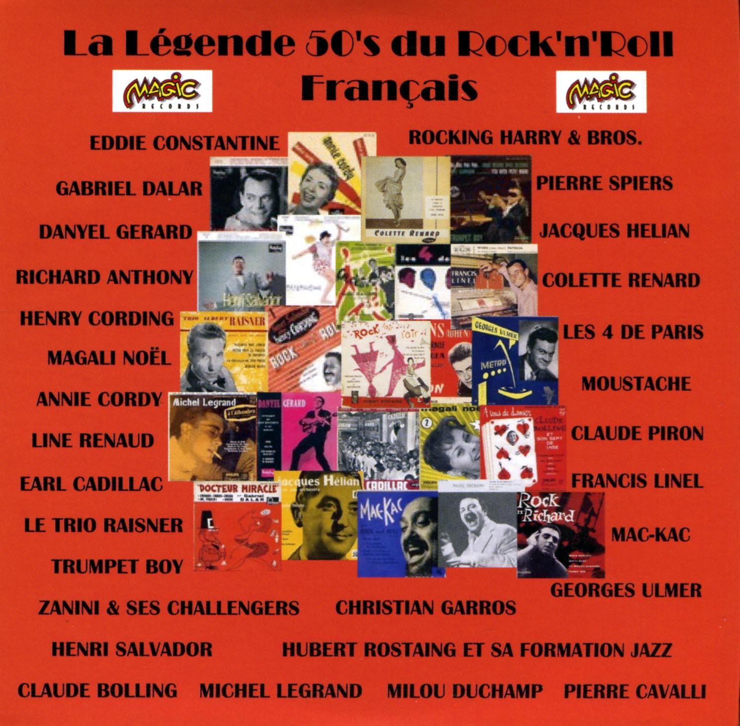 LEGENDE ROCK'N ROLL 50'S - CD  FRANCE