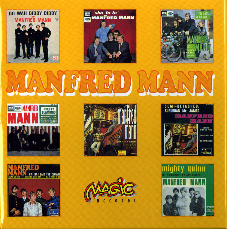 COMPLETE FRENCH CD 1964-1968  MANFRED MAN 8 CD