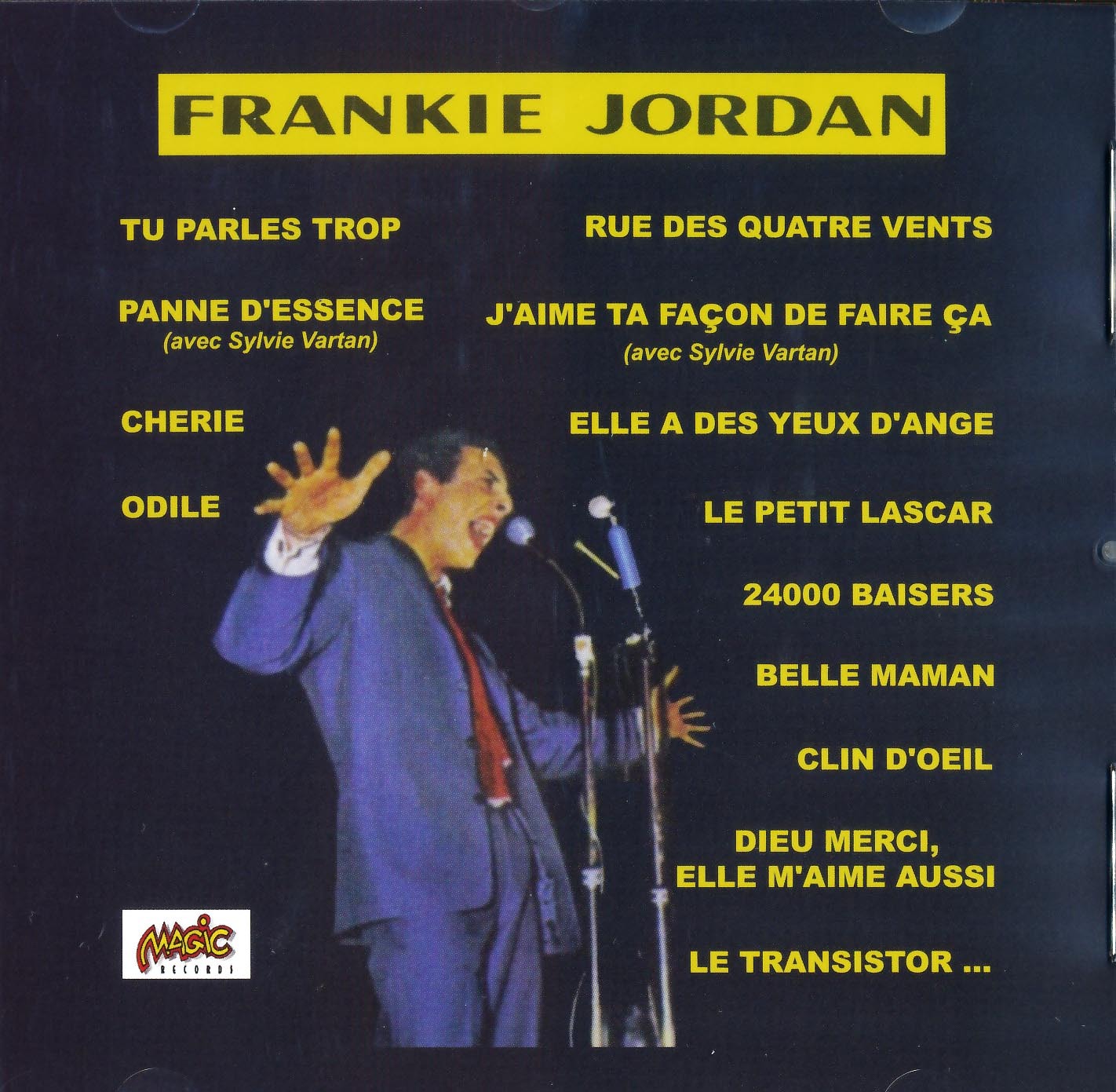 FRANKIE JORDAN - CD TU PARLES TROP