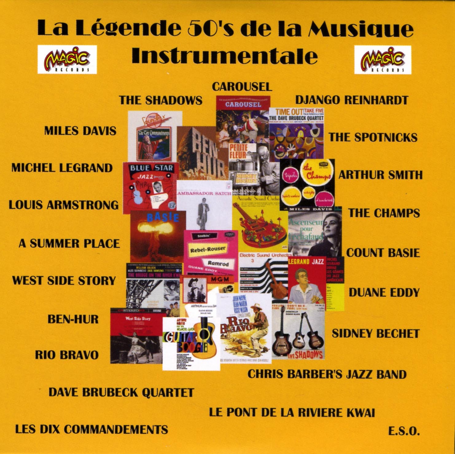 LEGENDE 50'S MUSIQUE INSTRU-CD  INSTRUMENTALE