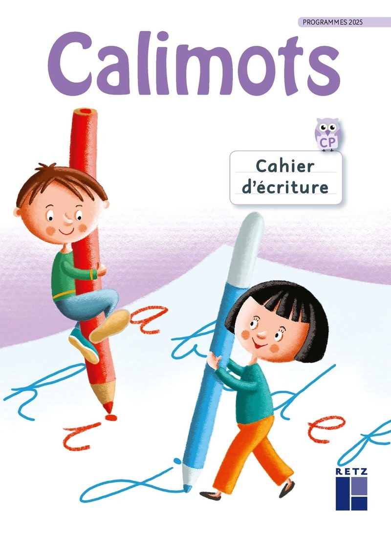 CALIMOTS CP - Cahier d'écriture - Programmes 2025