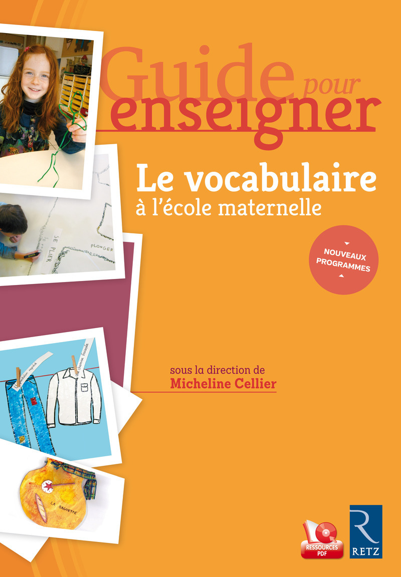 Le vocabulaire à l'école maternelle + CD - Guide pour enseigner