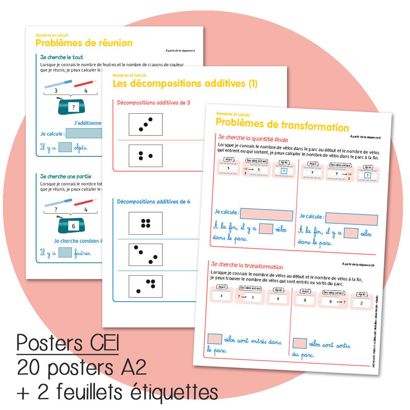Haut les maths CE1 ! - Posters