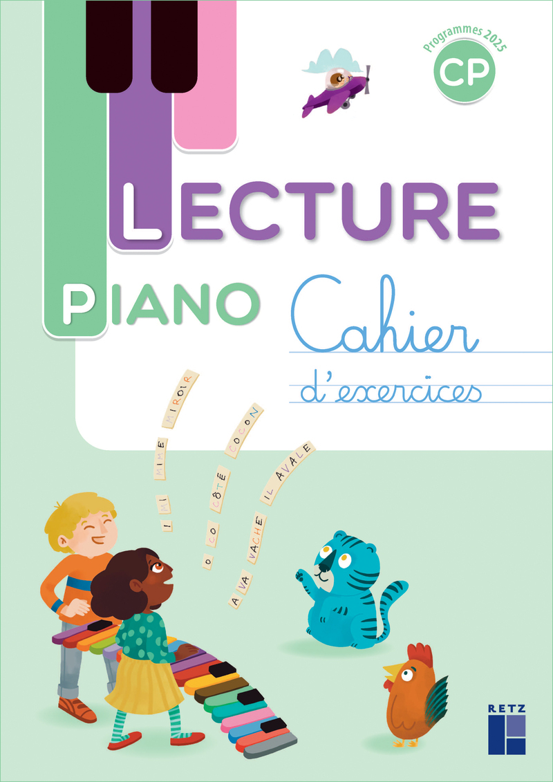 Lecture Piano CP - Cahier de l'élève - programmes 2025