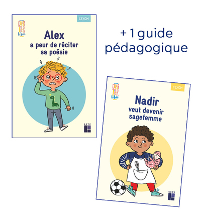 Pack de 2 exemplaires Quartier Libre CE-CM (Alex a peur de réciter sa poésie + Nadir veut devenir sa