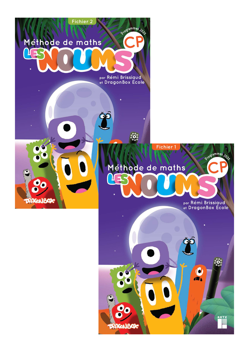 LES NOUMS CP - Fichier de l'élève en 2 volumes -Programmes 2025