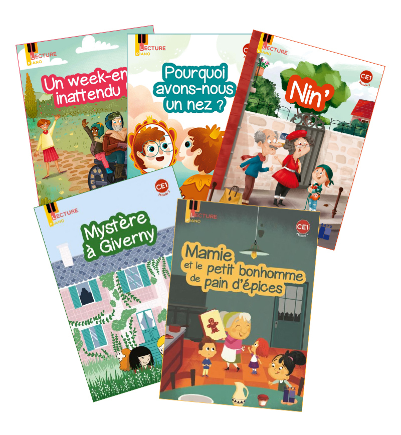 Albums Piano CE1 Série Piano CE1 - Pack de 5 albums individuels