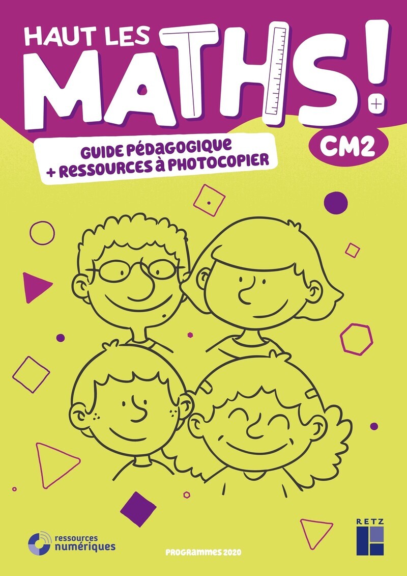 Haut les maths CM2 - Guide pédagogique + ressources à photocopier ED 2022