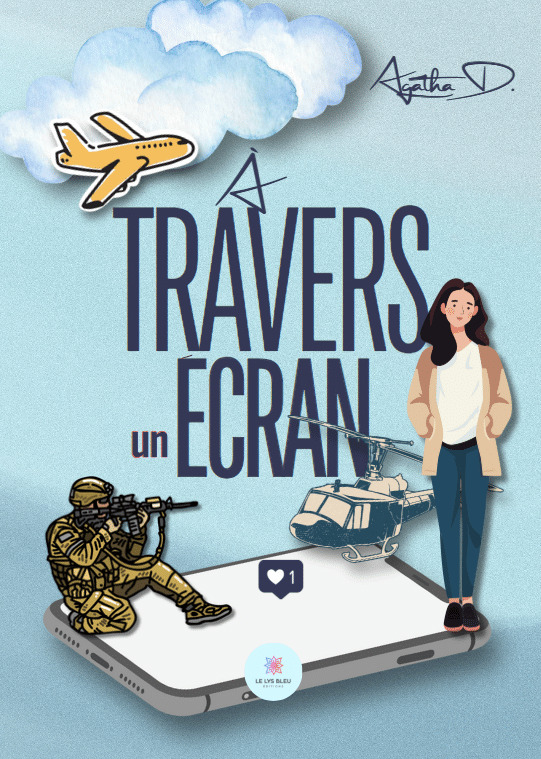 À travers un écran