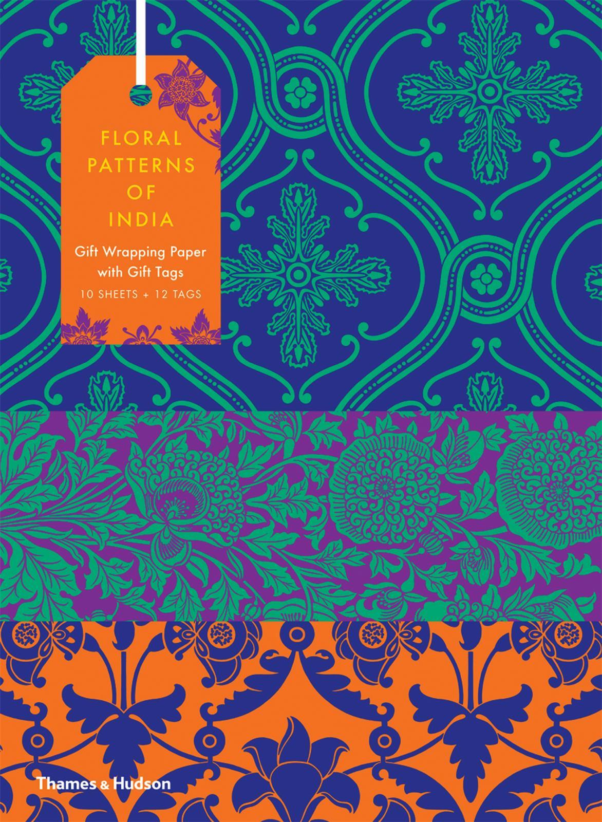 Floral Patterns of India Gift Wrapping Paper Book /anglais
