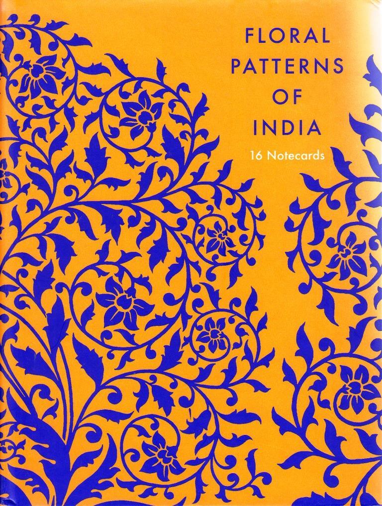 Floral Patterns of India 16 Notecards /anglais