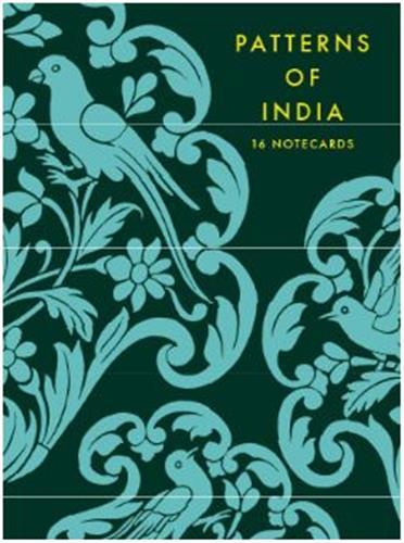 Patterns of India: 16 Notecards /anglais