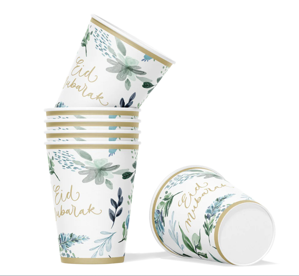 GOBELETS  JETABLES EID MUBARAK