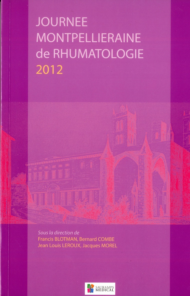 JOURNEE MONTPELLIERAINE DE RHUMATOLOGIE 2012