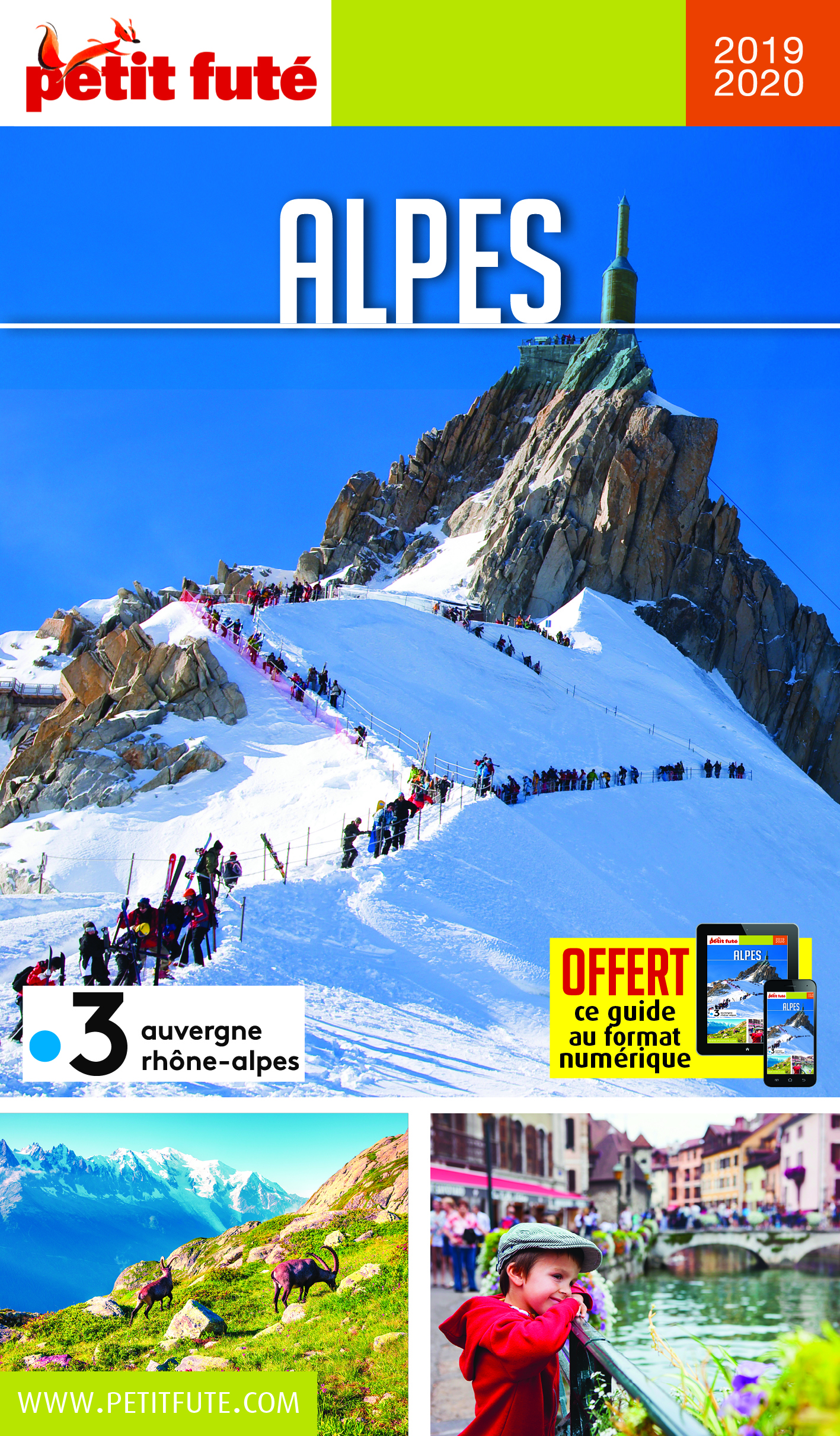 alpes 2019 petit fute + offre num