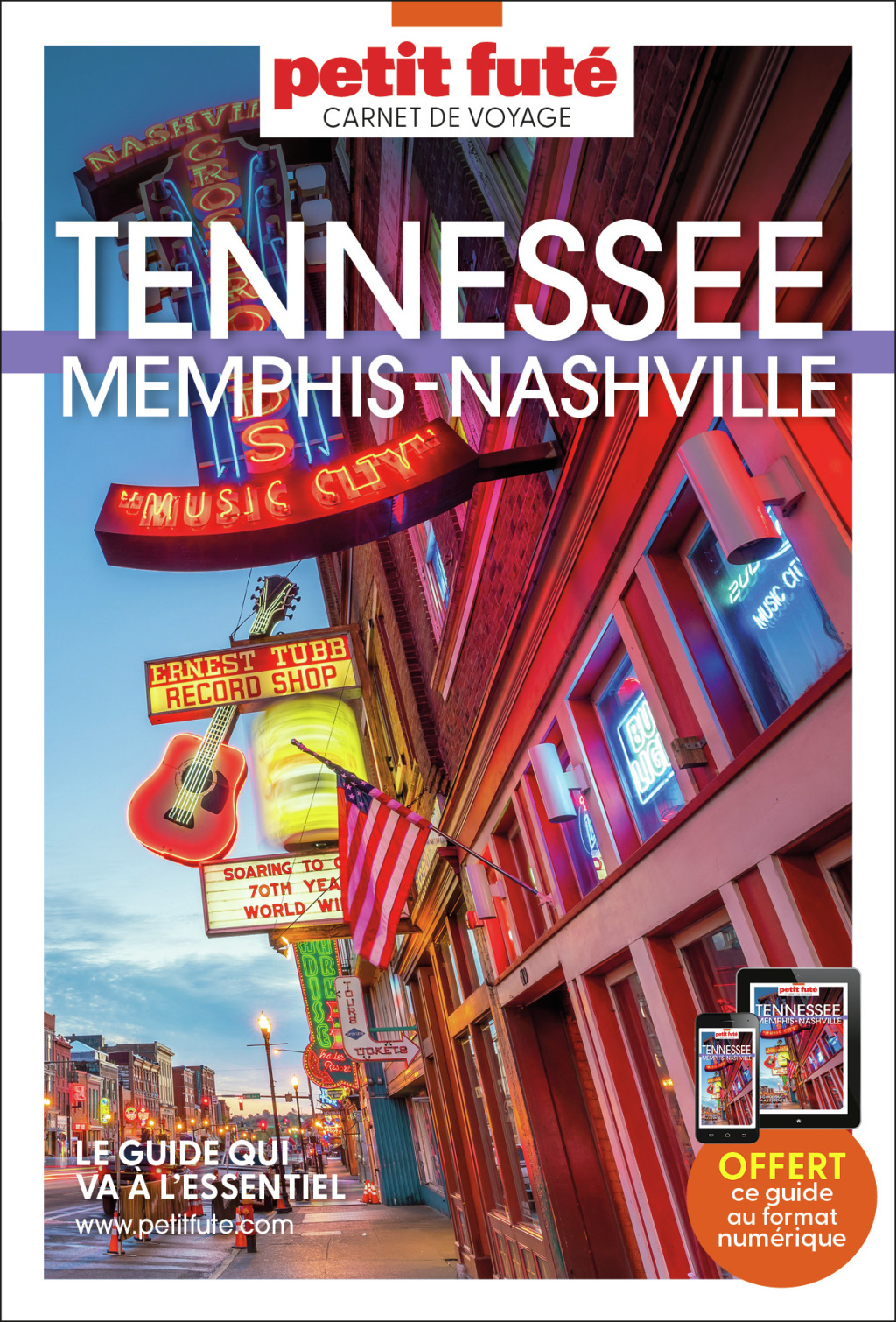 Guide Tennessee - Memphis - Nashville 2026 Carnet Petit Futé