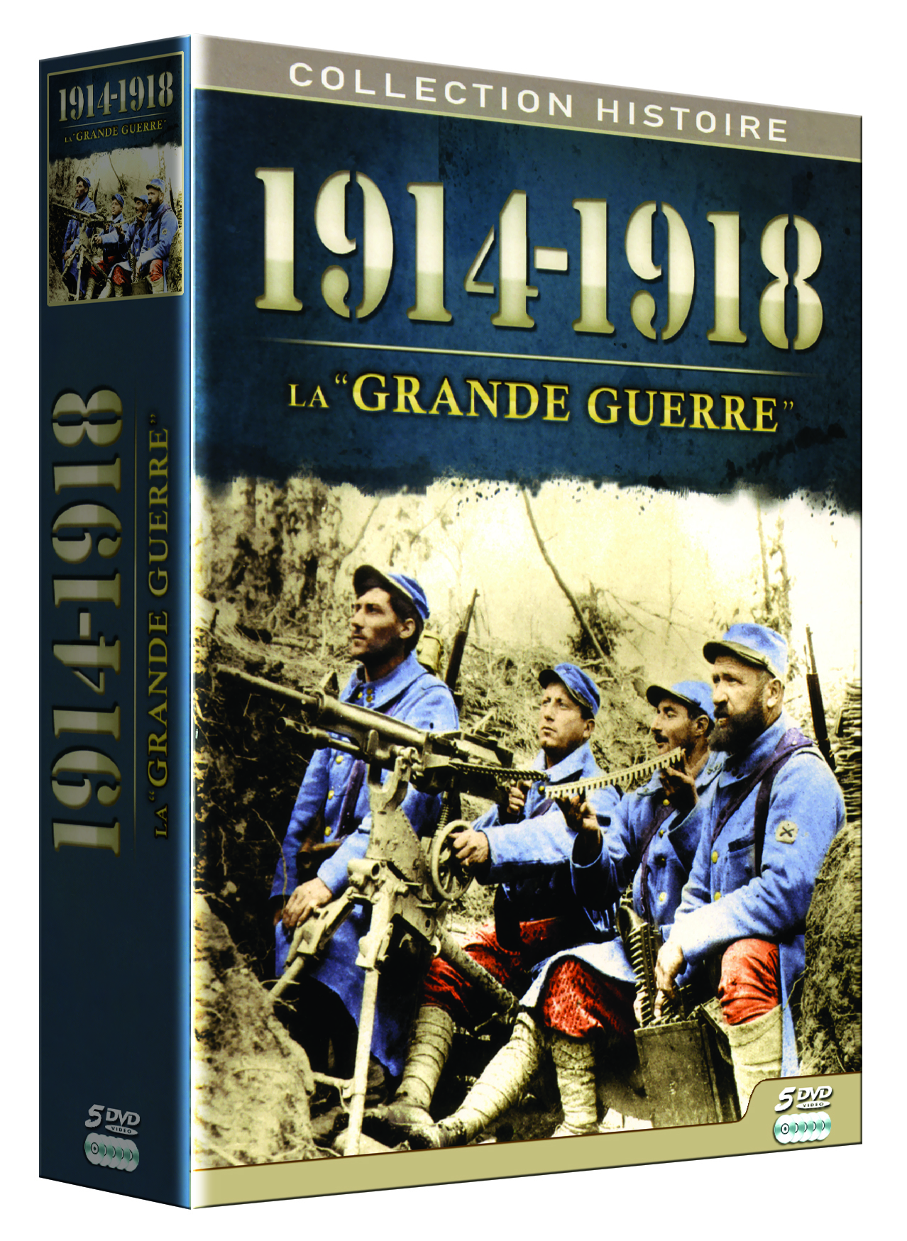COFFRET LA GRANDE GUERRE 1914-1918 - 5 DVD