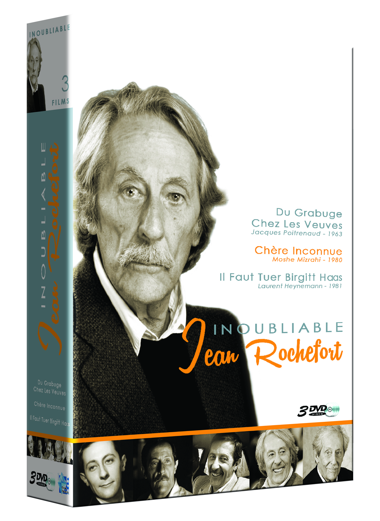 COFFRET INOUBLIABLES JEAN ROCHEFORT - 3 DVD
