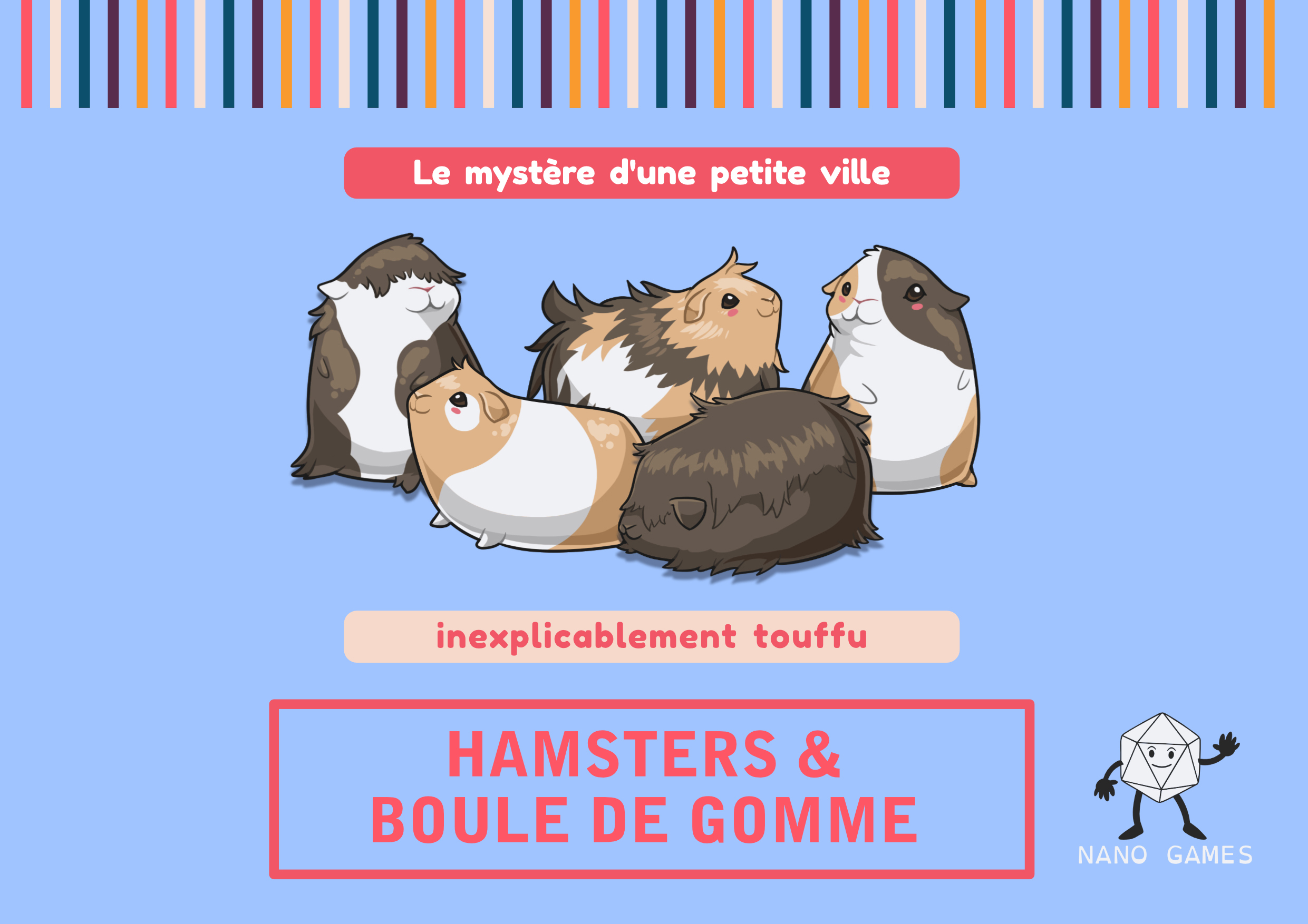 Hamster et boule de gomme