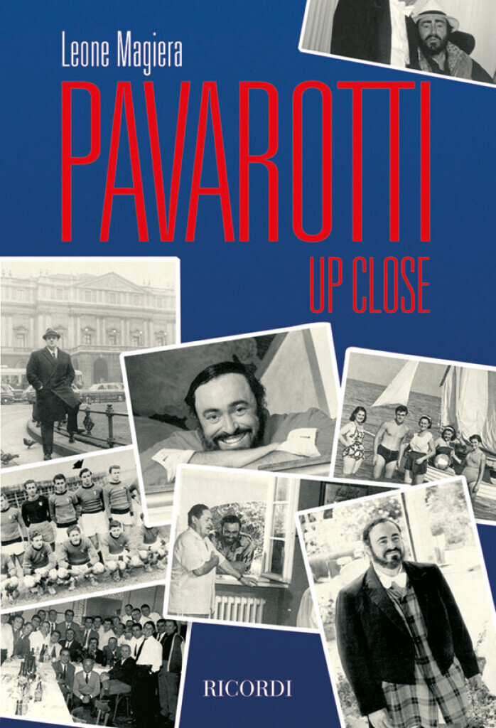 LEONE MAGIERA : PAVAROTTI UP CLOSE - OUVRAGE DE REFERENCE - EN ANGLAIS