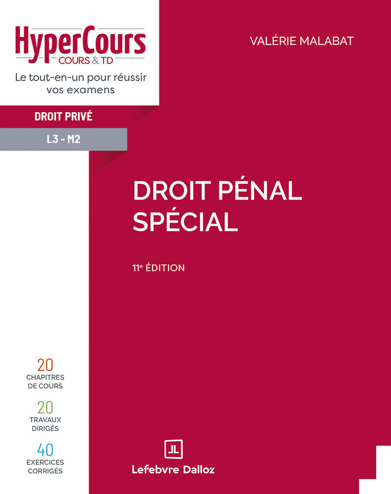 Droit pénal spécial. 11e éd.