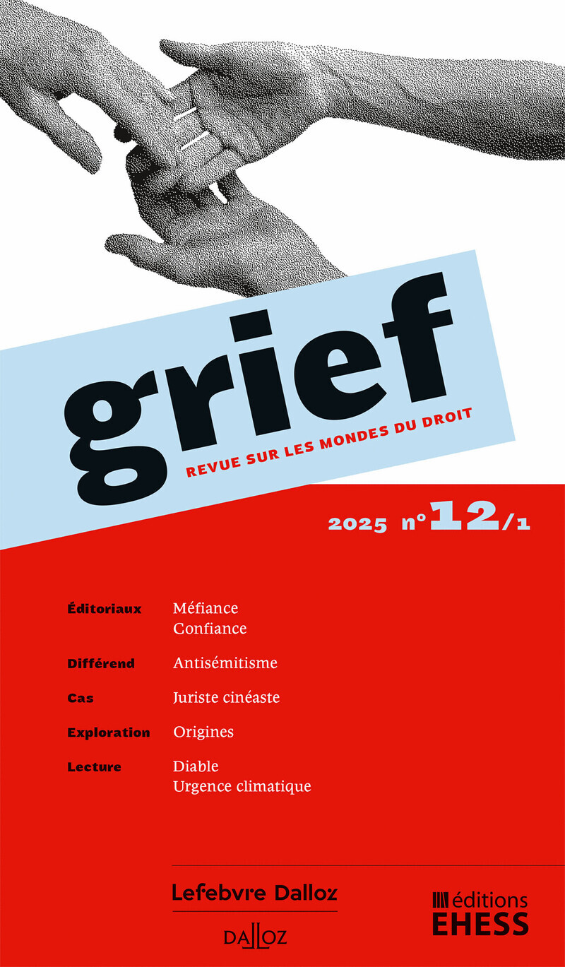 Grief, revue sur les mondes du droit, n° 12/1