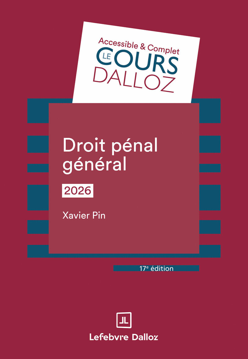 Droit pénal général 2026. 17e éd.