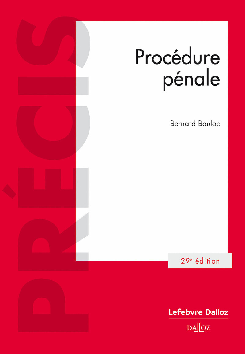 Procédure pénale. 29e éd.