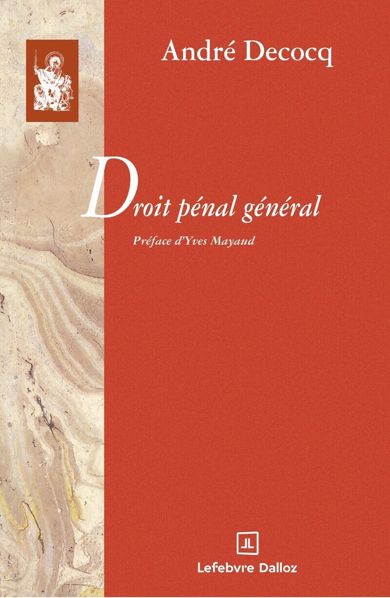 Droit pénal général - Préface d'Yves Mayaud