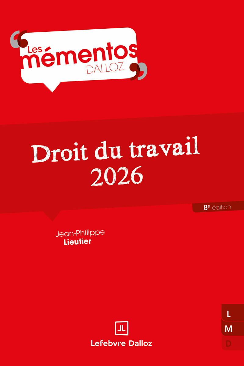 Droit du travail 2026. 8e éd.