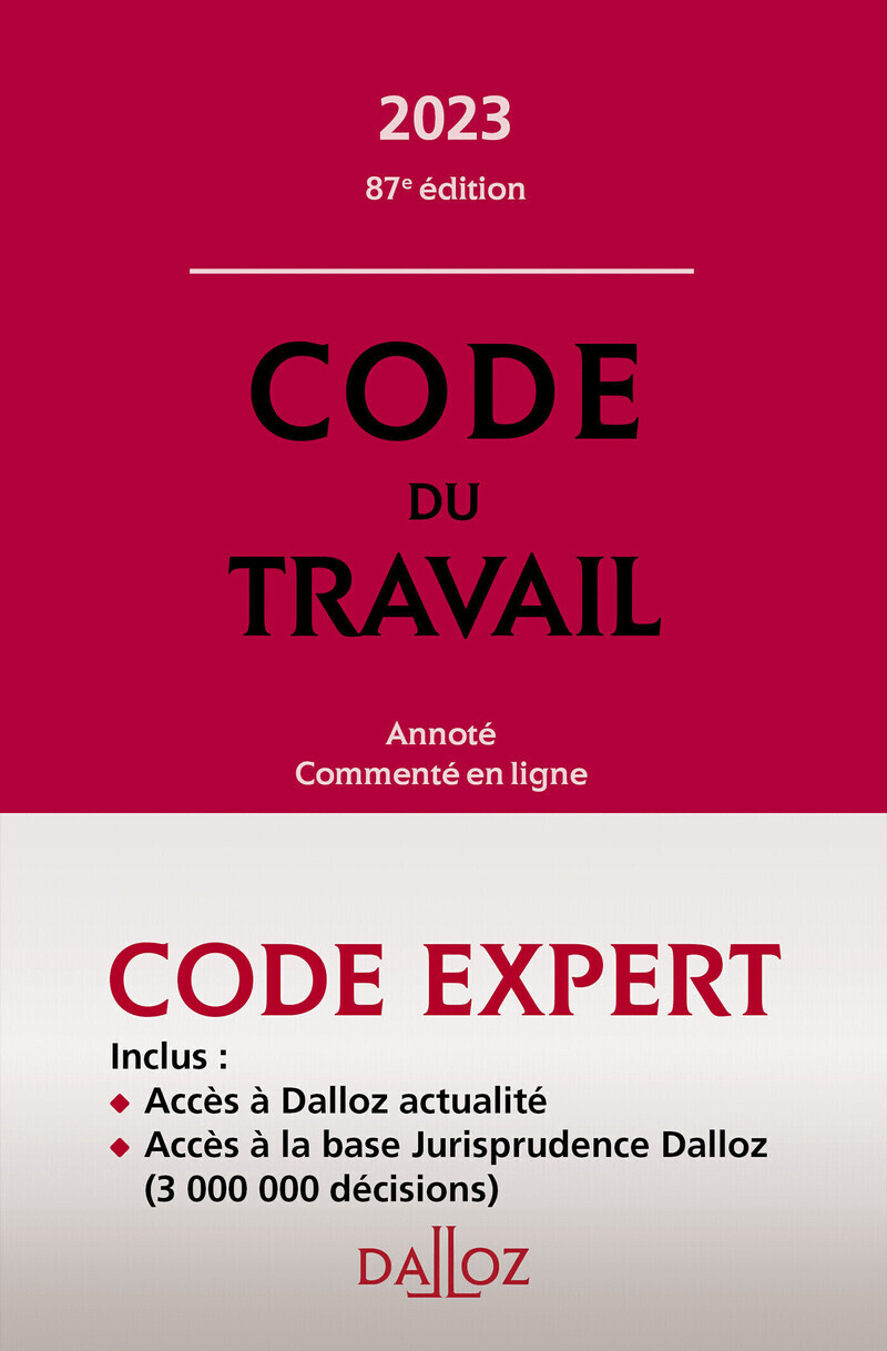 Code Dalloz expert travail 2023 87ed