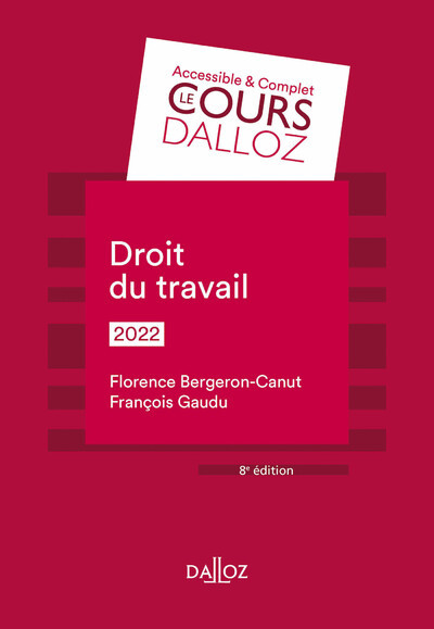 Droit du travail 2022 8ed