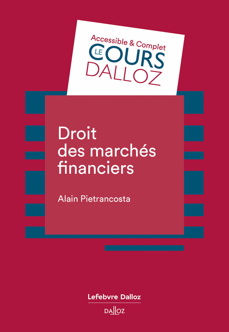 Droit des marchés financiers