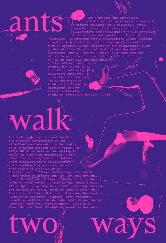 Les fourmis courent en deux sens