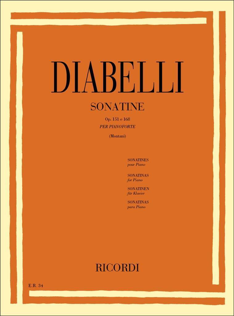 ANTON DIABELLI : 11 SONATINE OP. 151 E OP. 168 - PIANO
