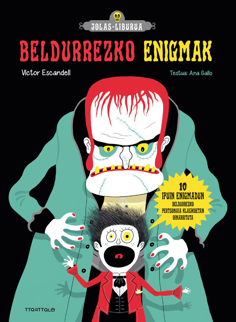 ENIGMAK. BELDURRA - JO ERRONKA ZEURE BURUARI BELDURREZKO 10 ENIGMAREN BIDEZ