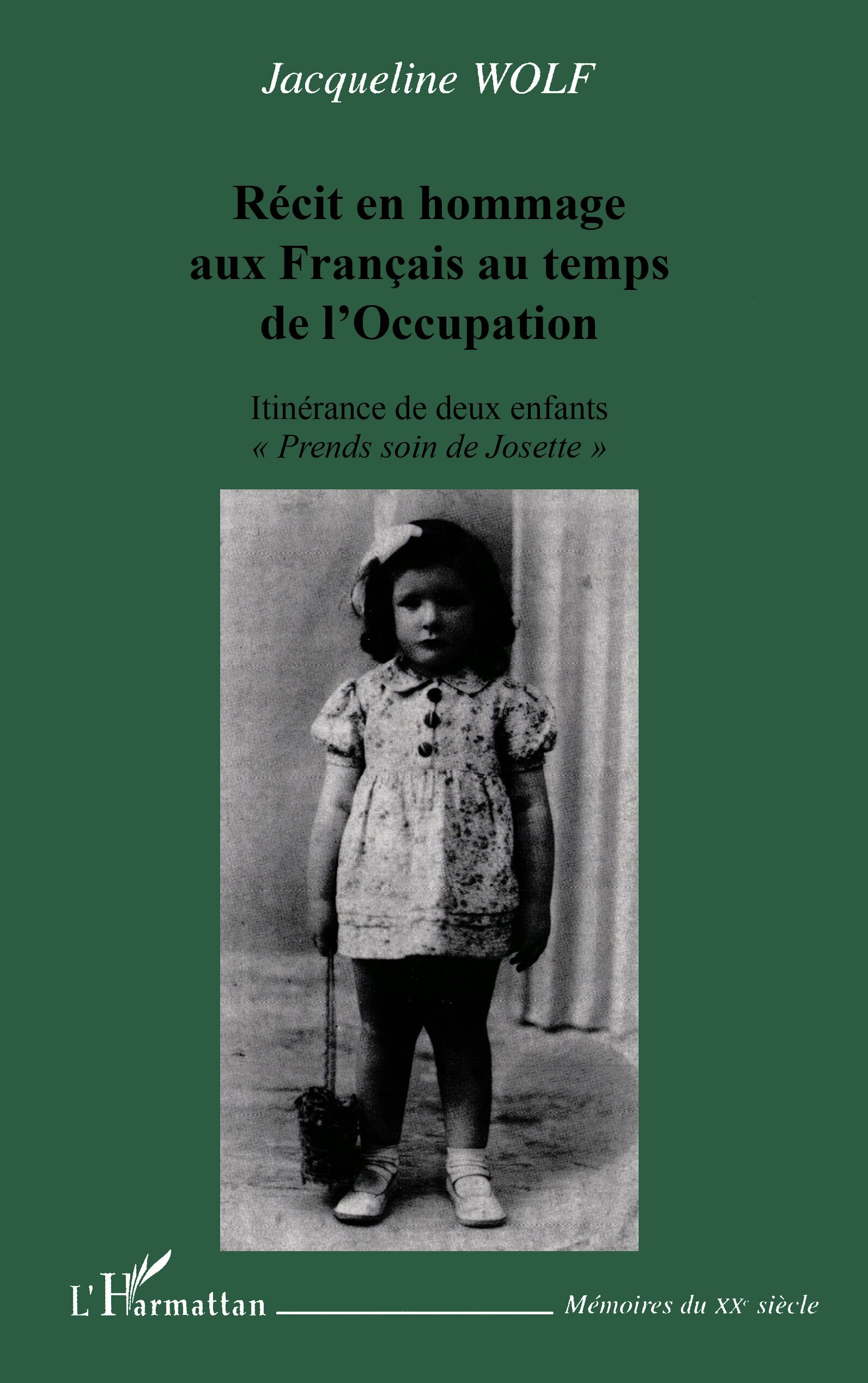 RECIT EN HOMMAGE AUX FRANÇAIS AU TEMPS DE L'OCCUPATION