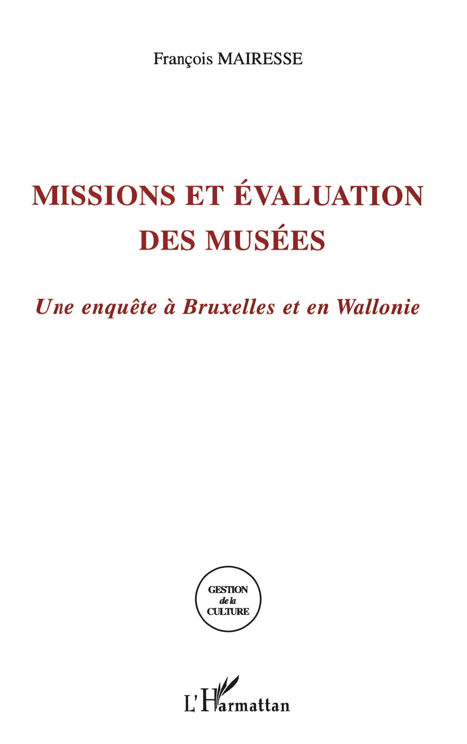 Missions et évaluations des musées