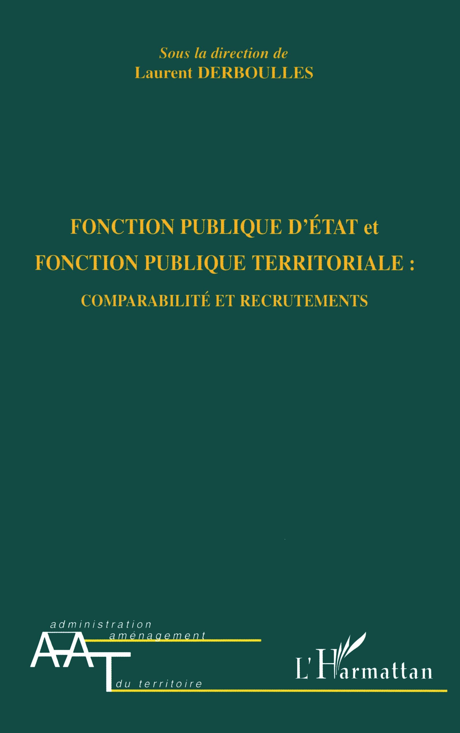Fonction publique d'Etat et fonction publique territoriale
