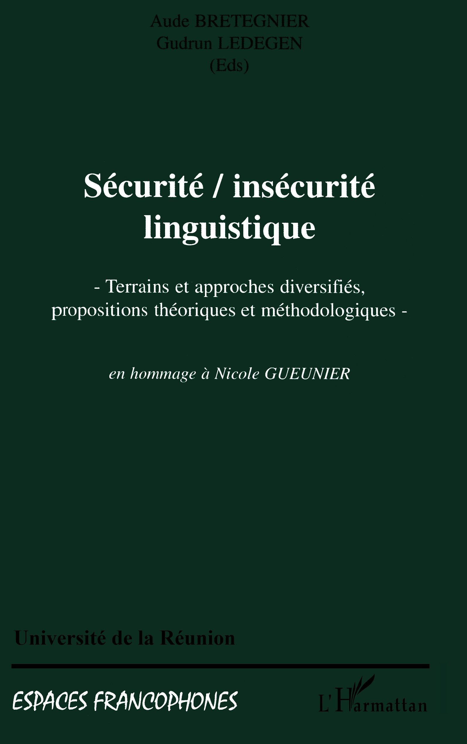 SECURITE, INSECURITE LINGUISTIQUE