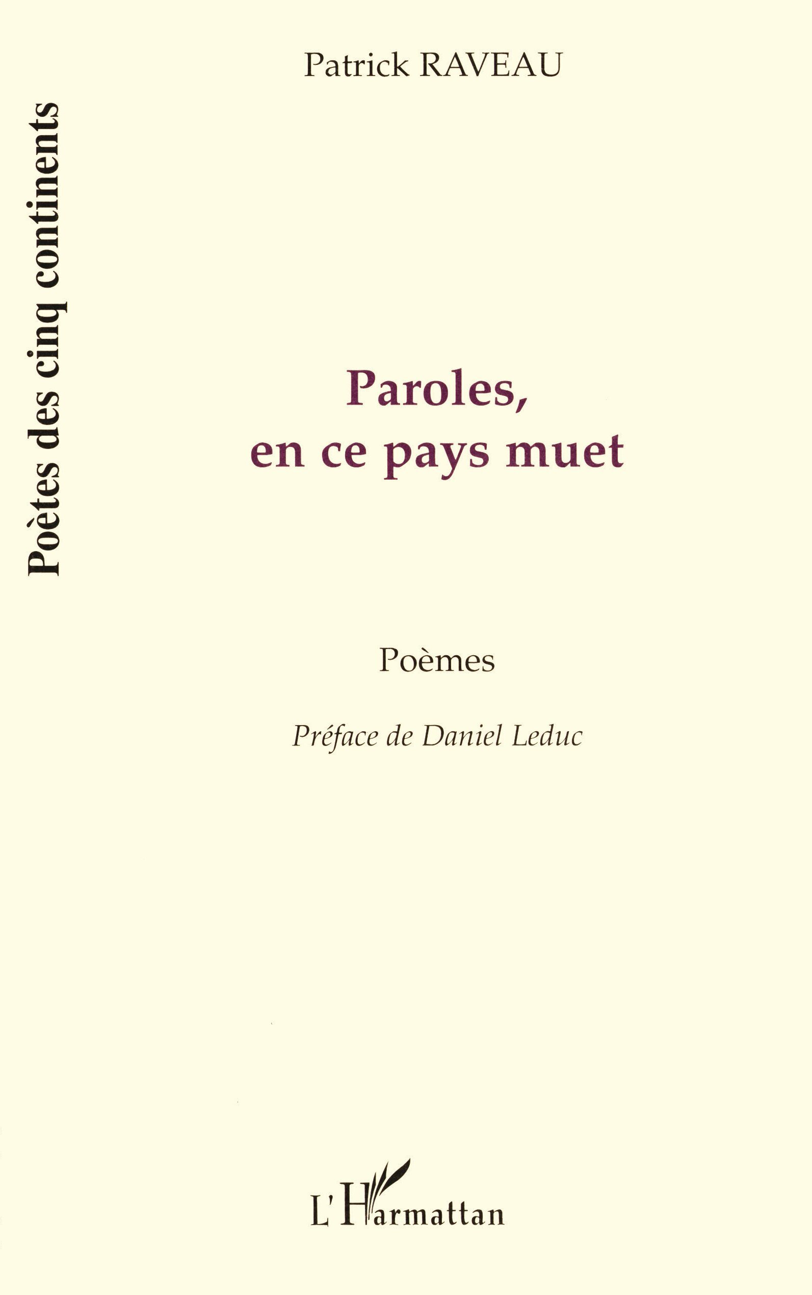 PAROLES, EN CE PAYS MUET