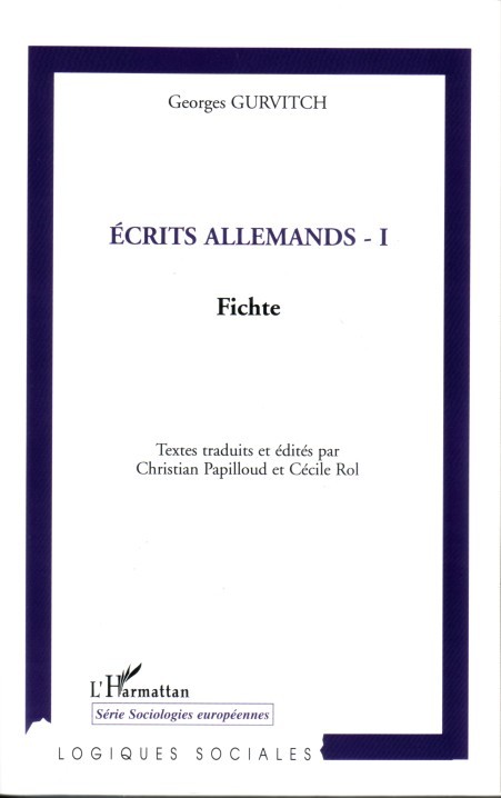 Ecrits allemands - I