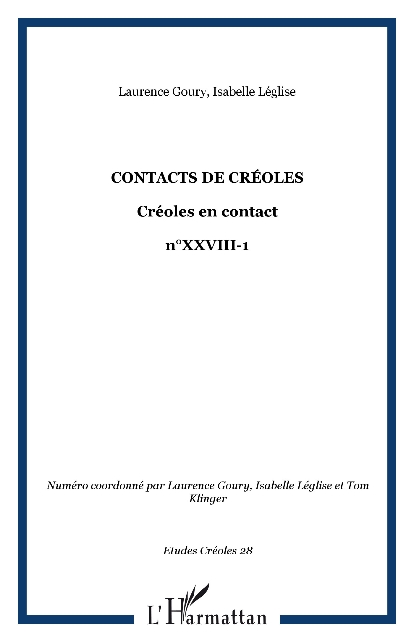 Etudes Créoles