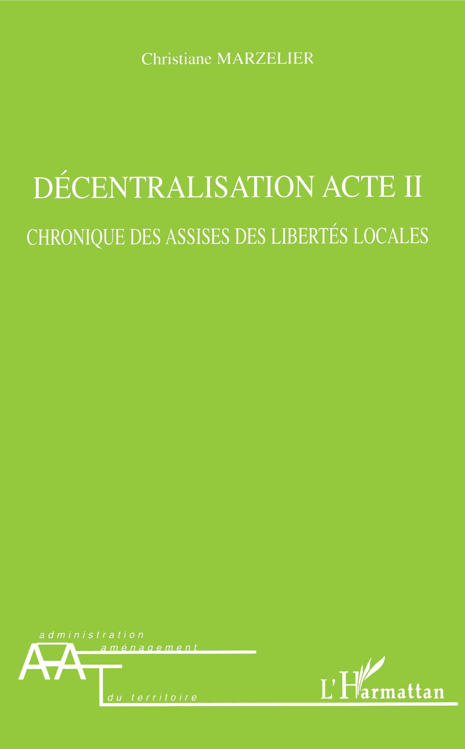 Décentralisation Acte II