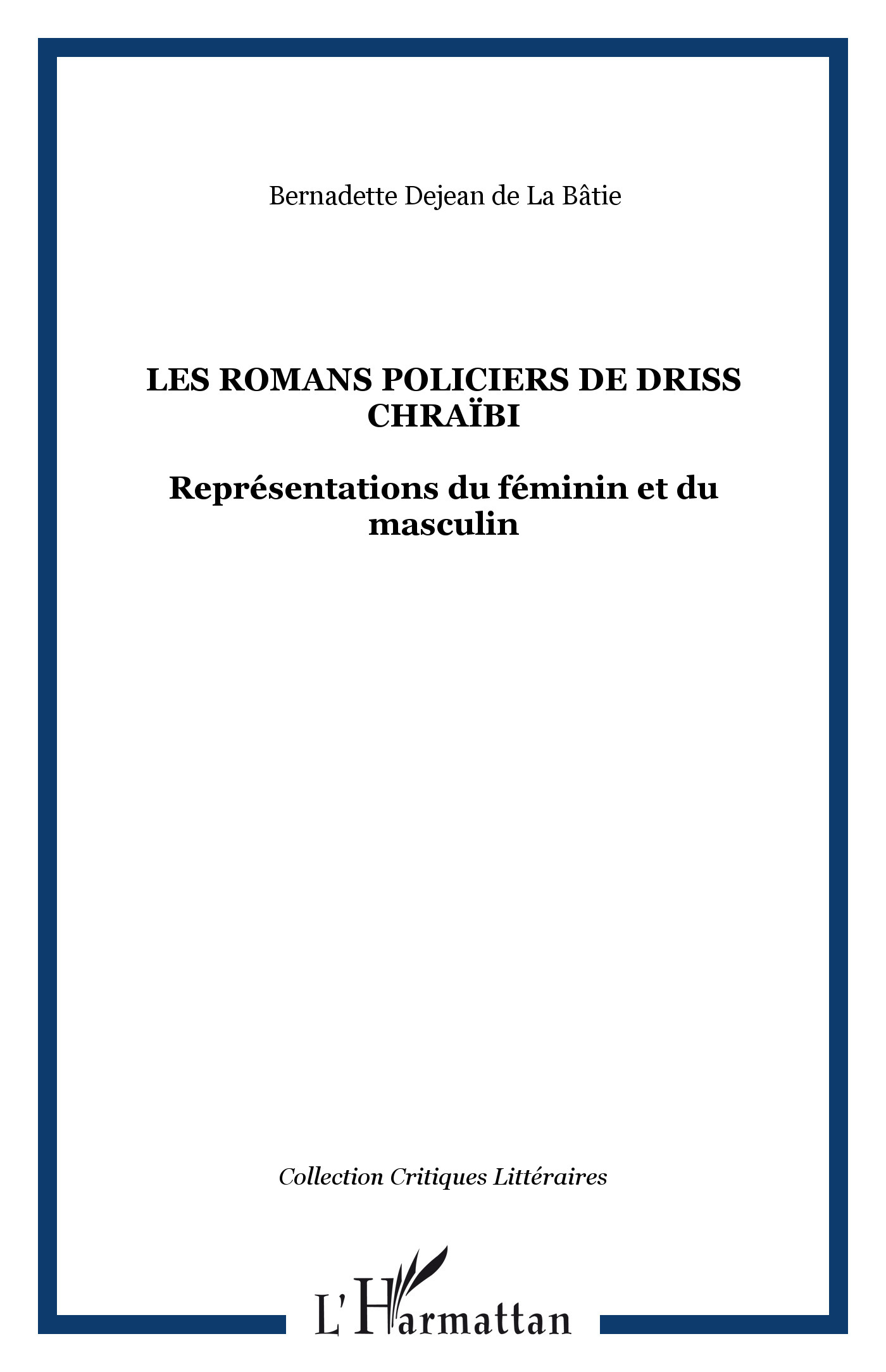 LES ROMANS POLICIERS DE DRISS CHRAÏBI